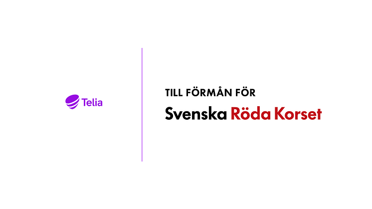 Telia donerar kontantkort till flyktingar via Röda Korset