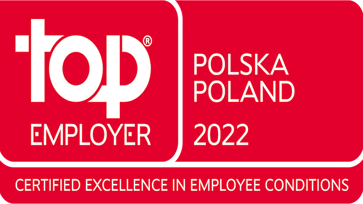 Mondelez Polska w gronie najlepszych pracodawców w Polsce z tytułem Top Employer 2022