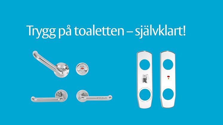 Nu lanserar ASSA ABLOY unika WC-behör som gör stor skillnad för tryggheten i toalettmiljöer.