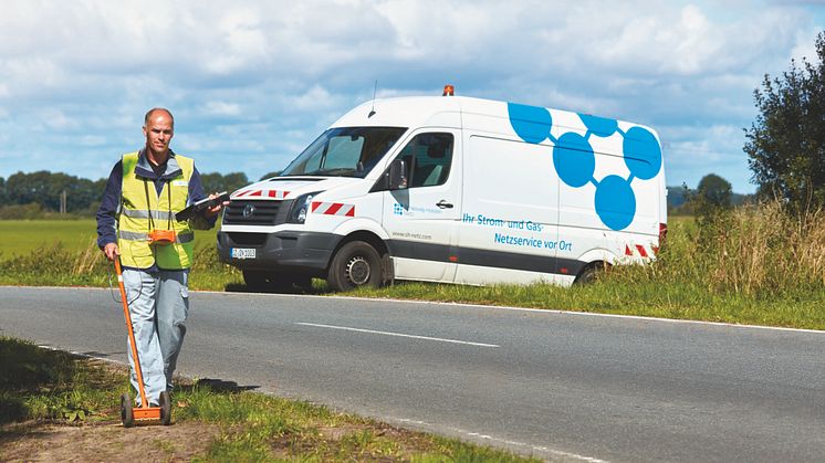 Der Gasspürer im Einsatz.