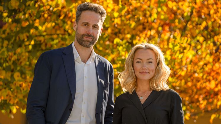 T.v.: John Wikström og Hilde Lorentzen i PwC står bak Klimaindeks Vest, i tett samarbeid med bærekraftsteamet hos PwC i Bergen og Stavanger. Foto: PwC