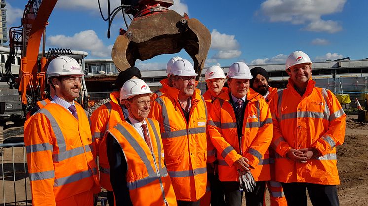  Partners gather at Wolverhampton station as full demolition gets underway