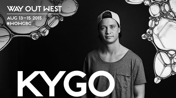 Kygo till Way Out West i sommar