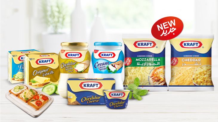 Kraft Käseportfolio im Nahen Osten