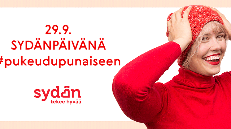 Maailman sydänpäivänä pukeudutaan punaiseen