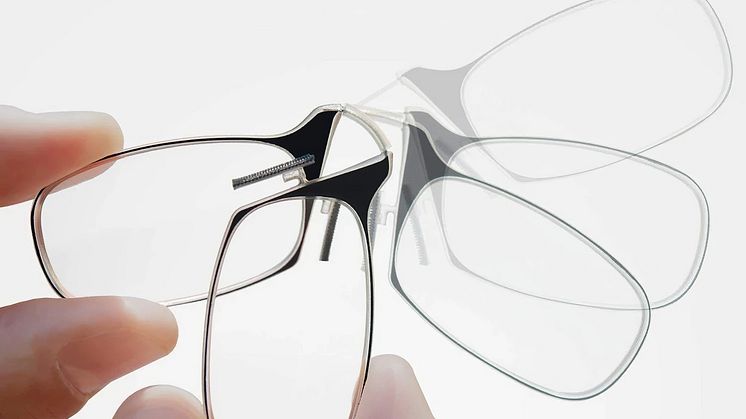 Hopfällbara läsglasögon, ThinOptics