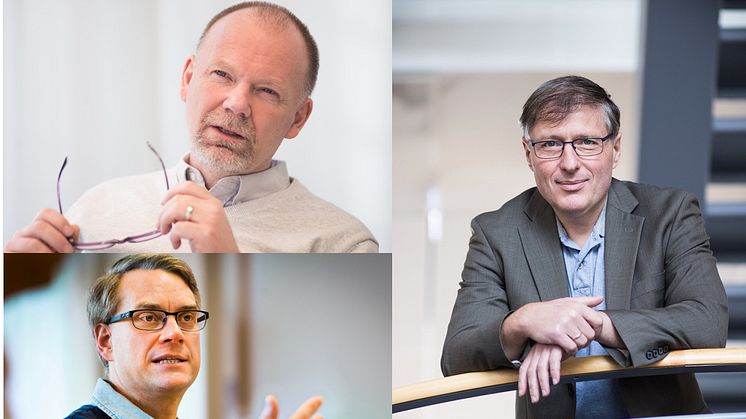 Anders Ynnerman, Erik G Larsson och Igor Abrikosov, Wallenberg Scholars 2019