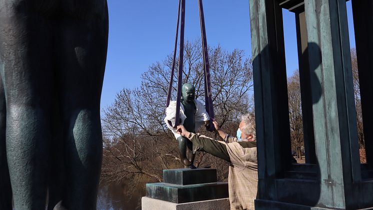 Sinnataggen "The Angry Boy" in The Vigeland Park