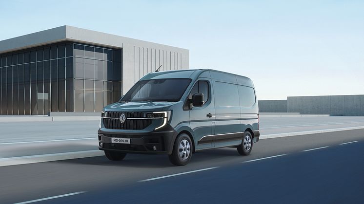 Nya Renault Master med 40 mils räckvidd