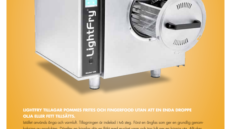 LightFry 12E Produktblad (Svenska)