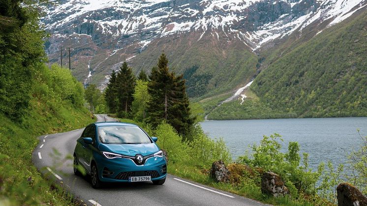 Renault ZOE bland de bästa i norskt elbilstest