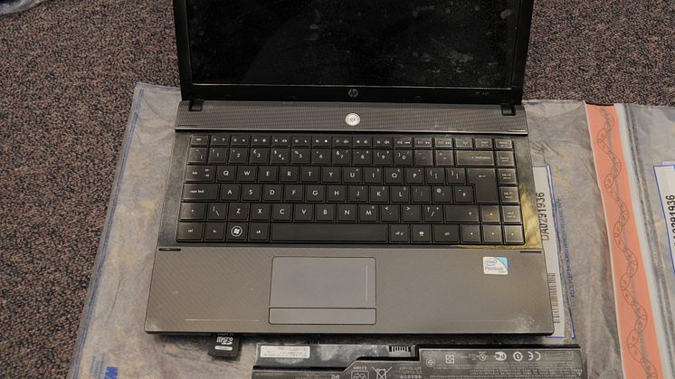 Laptop seized from John Farrell's house
