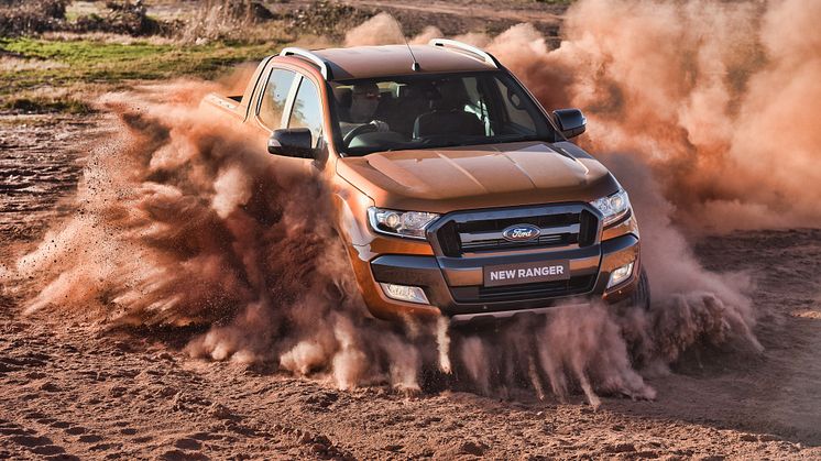 Neste generasjon Ford Ranger pickup med redusert forbruk, dristig design og avanserte teknologier