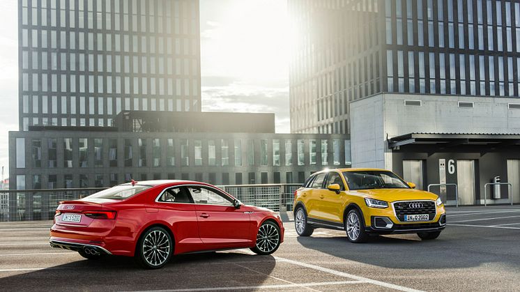 Fem stjärnor till Audi A5 och Audi Q2 i Euro NCAP
