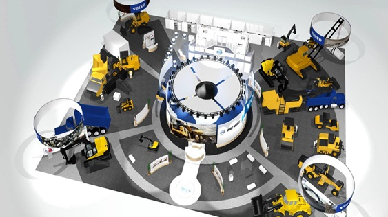 Presskonferens med Volvo Construction Equipment på CONEXPO 2014  i Las Vegas