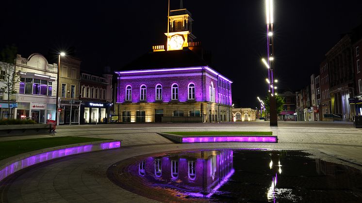 ​Stockton lights up for Make May Purple for Stroke