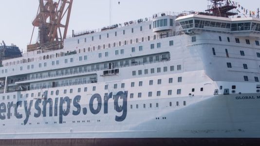 I-Techs Selektope® skyddar Mercy Ships nya sjukhusfartyg, som Stena RoRo projektleder