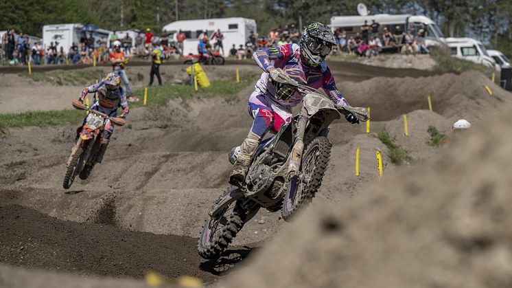 MXGP：6位／2位で表彰台にあと一歩の総合4位とした#10 カルバン・ファランデレン（YZ450FM）