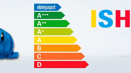 ebm-papst på ISH2015: Premiär för nytt fläkthjul