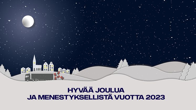 Scania Suomi Oy toivottaa Hyvää Joulua ja menestyksellistä vuotta 2023