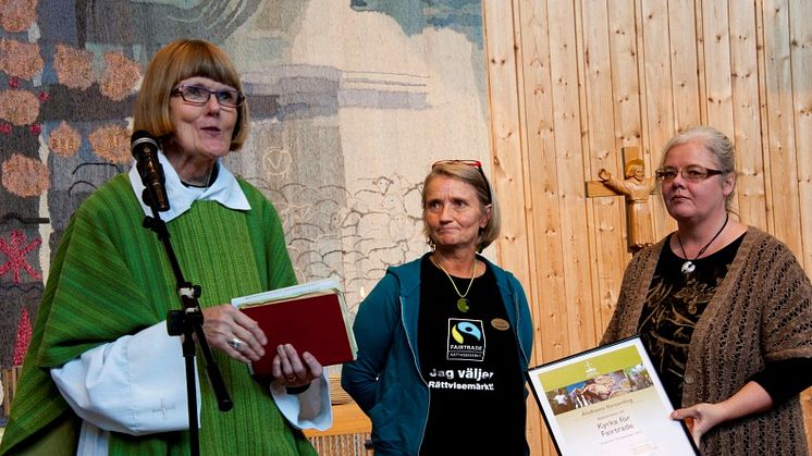 Femton församlingar blir Kyrka för Fairtrade under Fairtrade fokus 2012