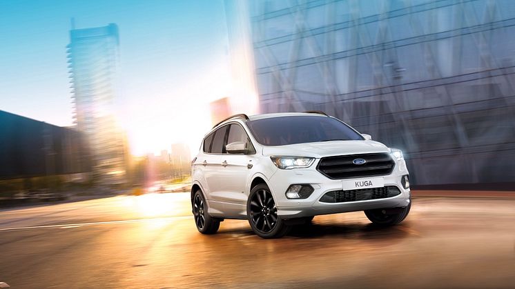 A Ford az új, sportos Kuga ST-Line modellel gazdagítja SUV-kínálatát; ezzel tovább bővül az ST-Line modellcsalád