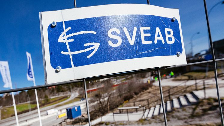 SVEAB Anläggning förbereder Blå linje i Sickla