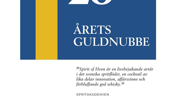 Spirit of Hven och Pelikan på Södermalm i Stockholm belönade av Spritakademien