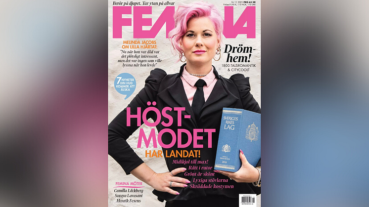 Femina prisas för bästa omslag på Tidskriftsgalan