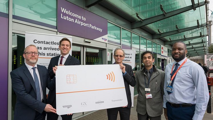 Pay as you go with contactless has been welcomed at St Albans, Harpenden and Luton Airport Parkway stations - MORE IMAGES AVAILABLE BELOW