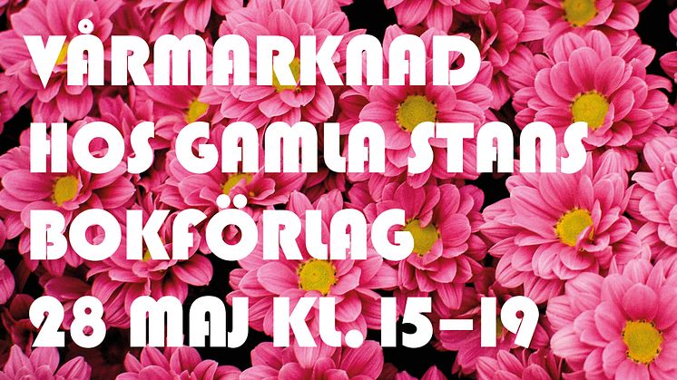 VÅRRUS hos bokförlagen i Gamla Stan 28 maj kl 15.00 - 19.00