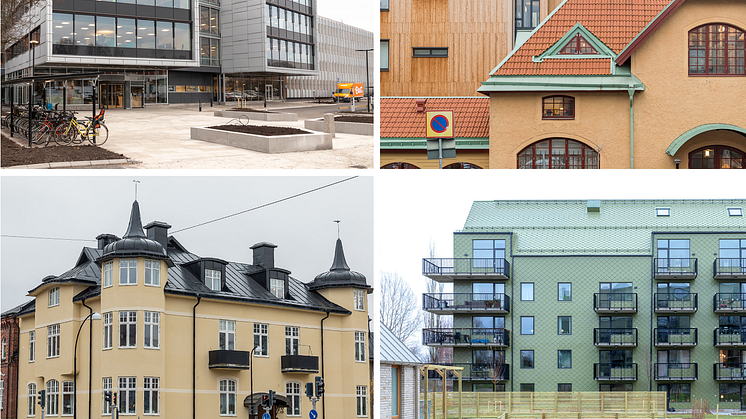 Fyra olika projekt är nominerade till årets byggnadspris, som delas ut den 20 december. Foto: Örebro kommun