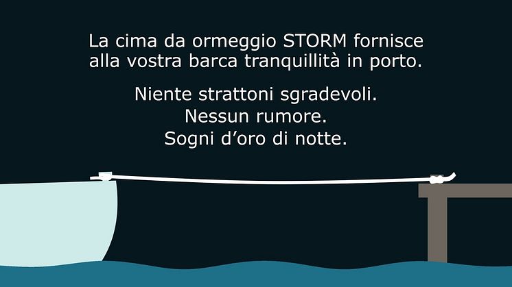 (IT) Cima da ormeggio STORM di PolyRopes 