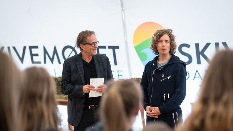 Mads Langer i debat med Skives unge på Skivemødet 2019