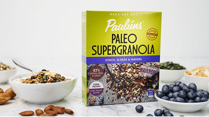 Frukost på stenåldersvis med Paulúns Paleo Supergranola