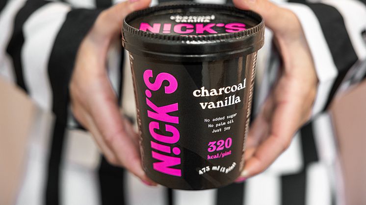 Nick’s launches a not so basic black vanilla ice cream