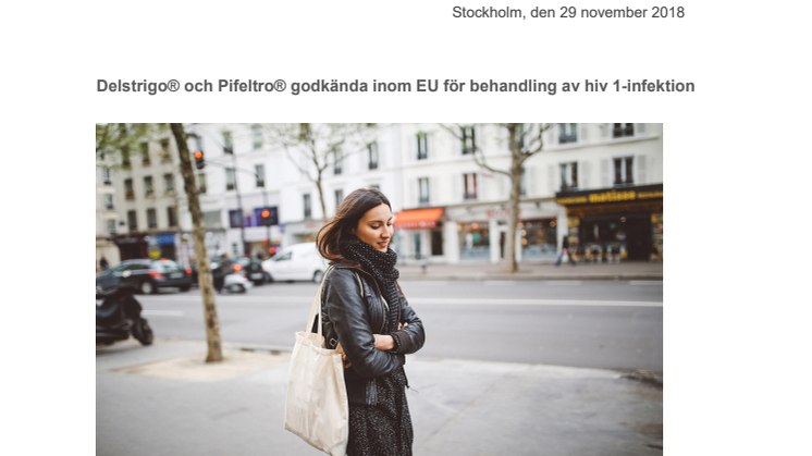 Delstrigo® och Pifeltro® godkända inom EU för behandling av hiv 1-infektion