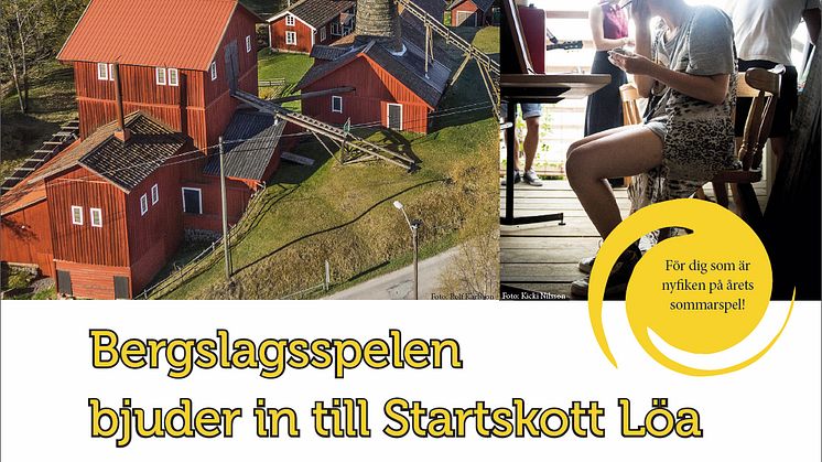 Bergslagsspelen bjuder in till Startskott Löa