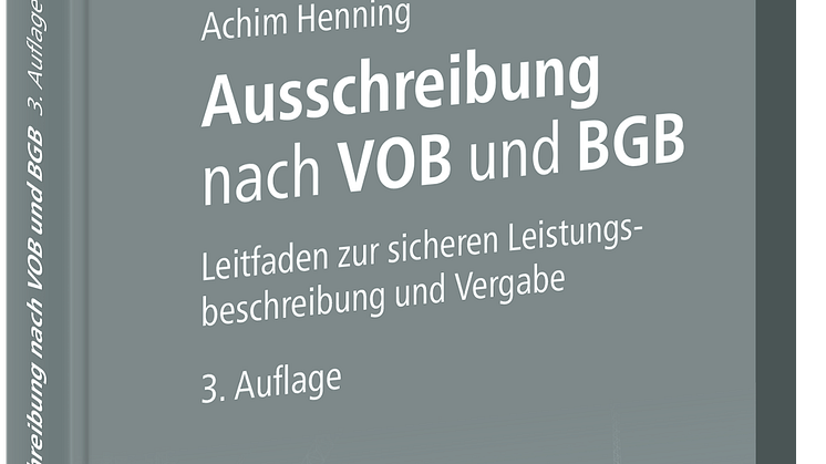Ausschreibung nach VOB und BGB (3D/tif)