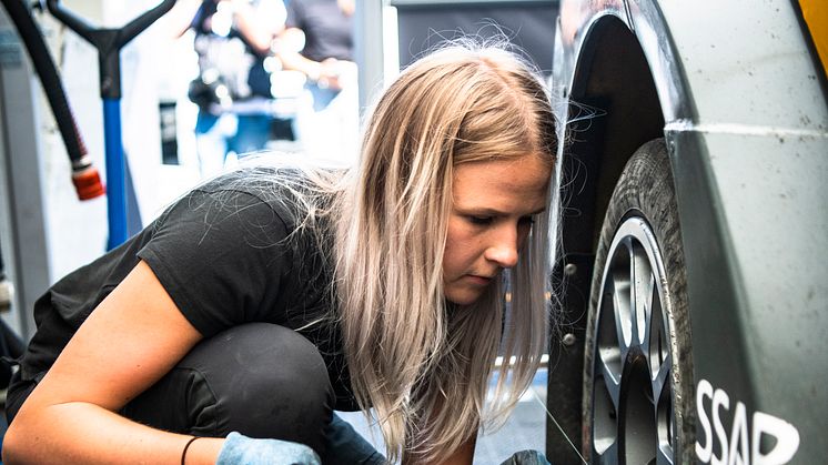 Anna Palander - ansvarig för däcken