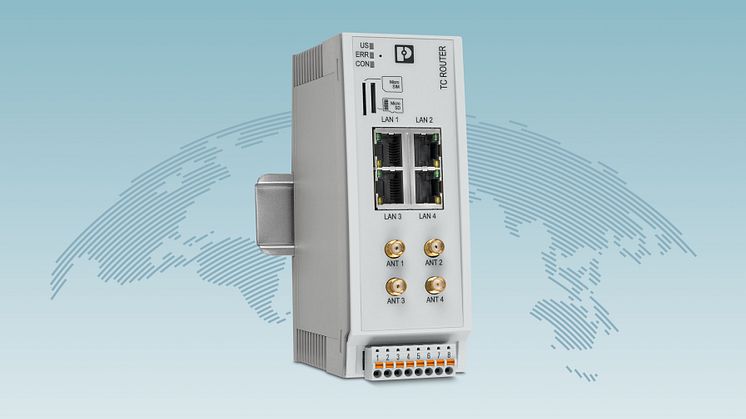 Industriell 5G Router för privata och publika 5G nät  TC ROUTER 5004T-5G EU 