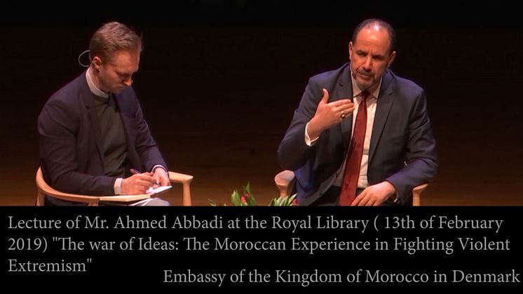 Dr Ahmed Abbadi at the Danish Royal Library (February 13, 2019)