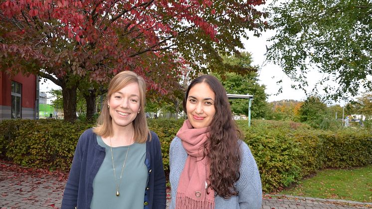 Karin Jansson, social hållbarhetsstrateg på Region Hallands lokala nämnd i Kungsbacka och Maria Aviles Kindesjö, folkhälsoutvecklare på Kungsbacka kommun.