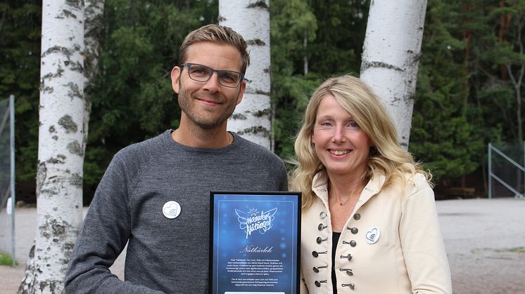 Milstensskolan i Täbys projekt ”Nätkärlek” utses till Månadens Nätängel juni 2019