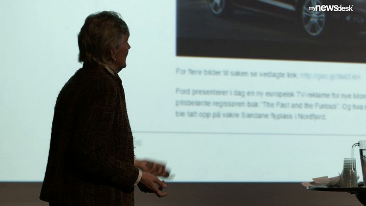 Fords digitale PR-reise, Anne Sønsteby - Mynewsday