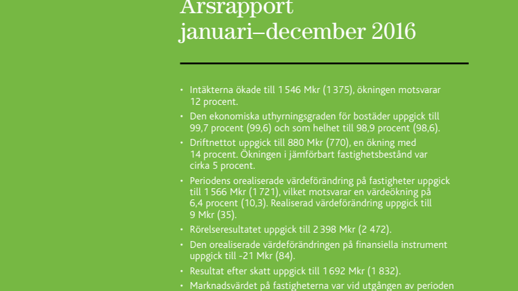 Willhems årsrapport 2016