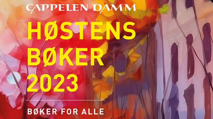Cappelen Damm presenterer høstens bøker tirsdag 22. august