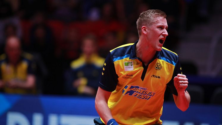 Mattias Falck, Sveriges högst rankade bordtennisspelare. Foto: ITTF