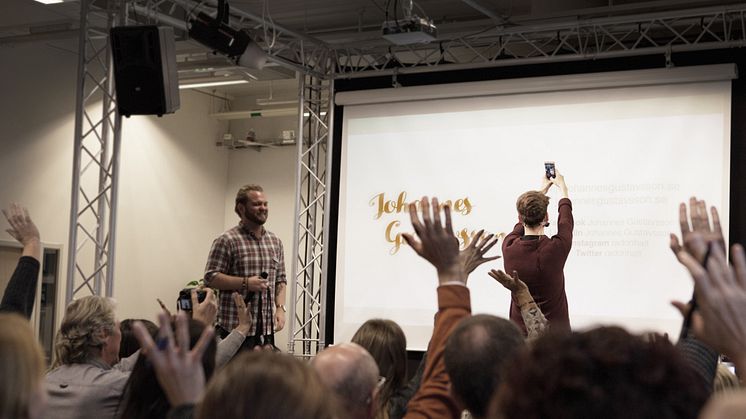 Sociala medier-expert föreläste på Högskolan Väst