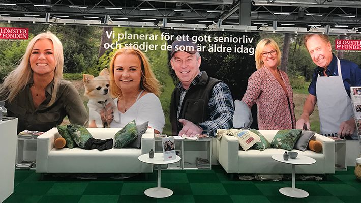 Ta en paus i våra sköna soffor på Seniormässan